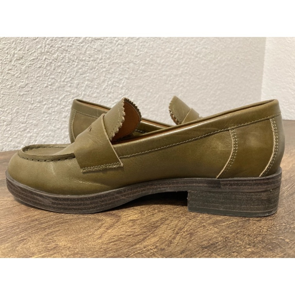 LUCKY BRAND PENNY LOAFERS GREEN SZ 7.5 - Picture 6 of 10